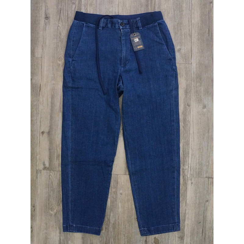 QUẦN JEANS NAM UNIQLO EZY RELAXED FIT ANKLE DENIM - SIZE 36-38