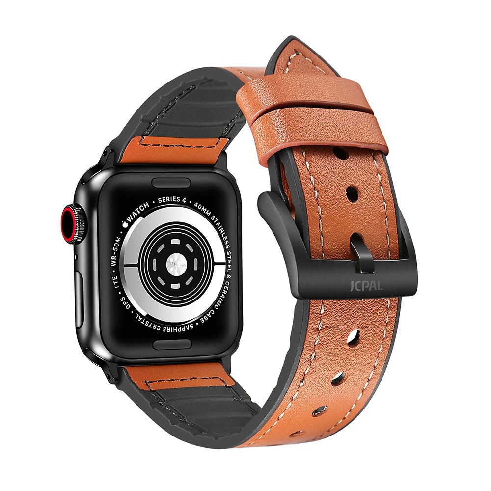 Dây Da Apple Watch JCPAL Gentry Classic Leather 38mm / 40mm / 42mm / 44mm / 41mm / 45mm