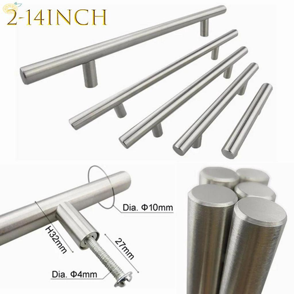 Tay kéo tủ kiểu chữ T bằng thép không gỉ 2-14inch