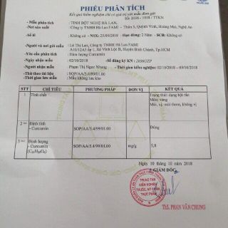 Tinh Bột Nghệ Hà Lan