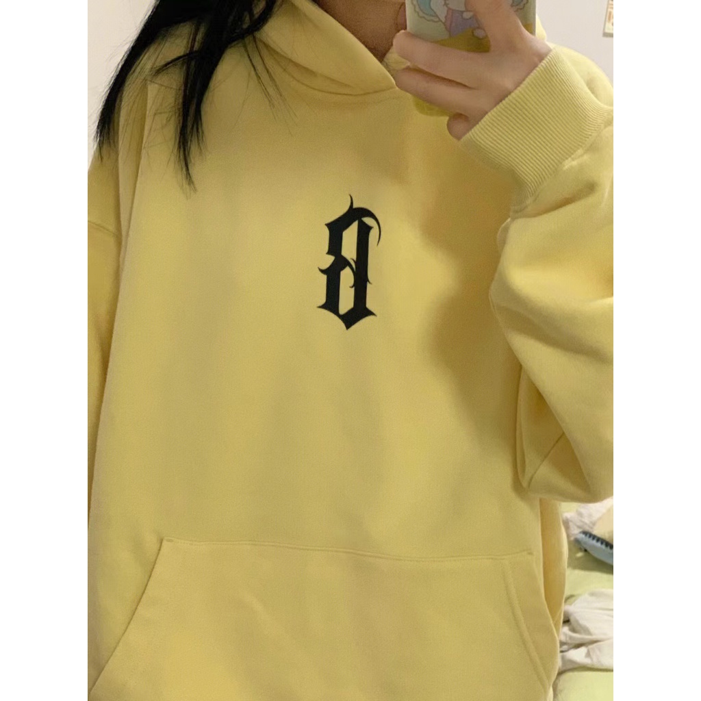 NRVP Áo Hoodie Tay Dài Oversize In Họa Tiết Phong Cách Hàn Quốc Kiểu Mới Cho Nam / Nữ