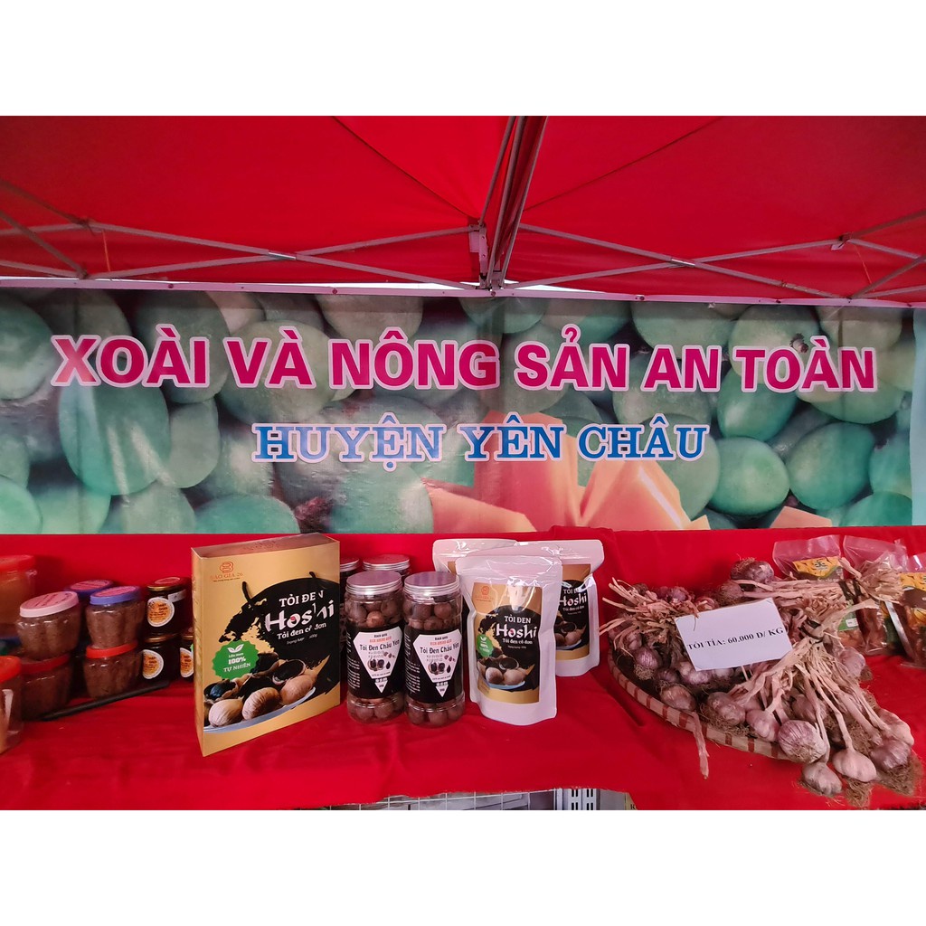 Tỏi đen Hoshi loại 2 đóng túi zip 500g - Đẹp, ngon, dẻo, tốt cho sức khỏe