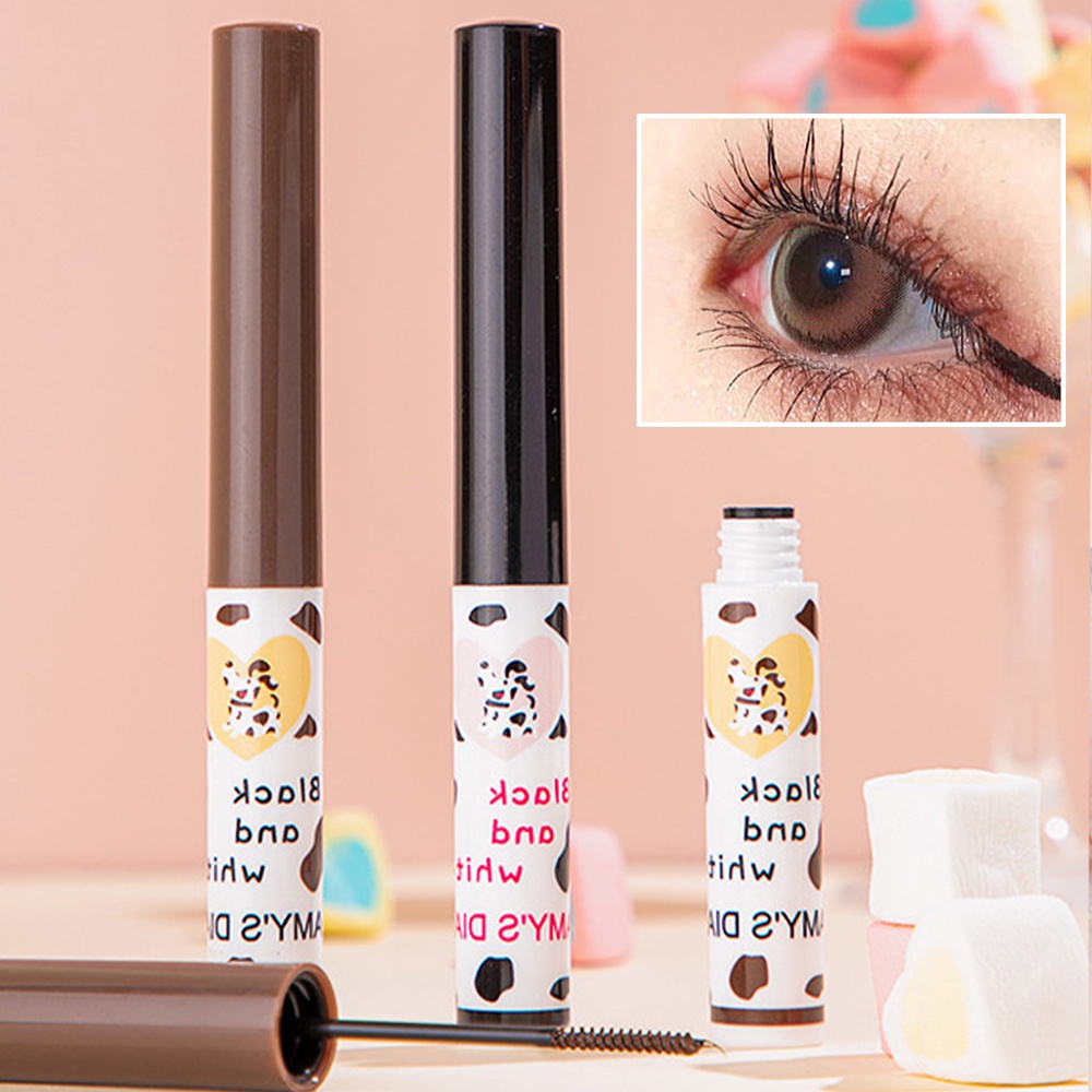Mascara Màu Đen / Nâu Làm Dày / Cong Mi Nhanh Khô Chống Nhòe Không Thấm Nước