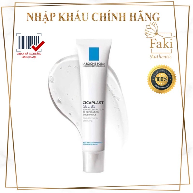 Gel phục hồi B5 La Roche-Posay Cicaplast B5 Gel 40ml Làm Mờ Sẹo, Giúp Làm Dịu da