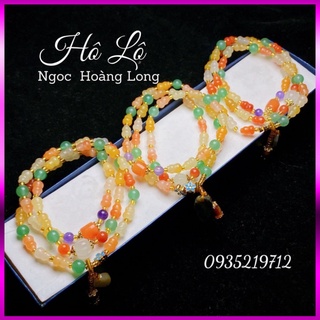 Mẫu new Vòng tay đa sắc thiết kế trẻ trung năng động phù hợp với mọi lứa tuổi, được phái đẹp ưa chuộng bổ trợ phong thủy