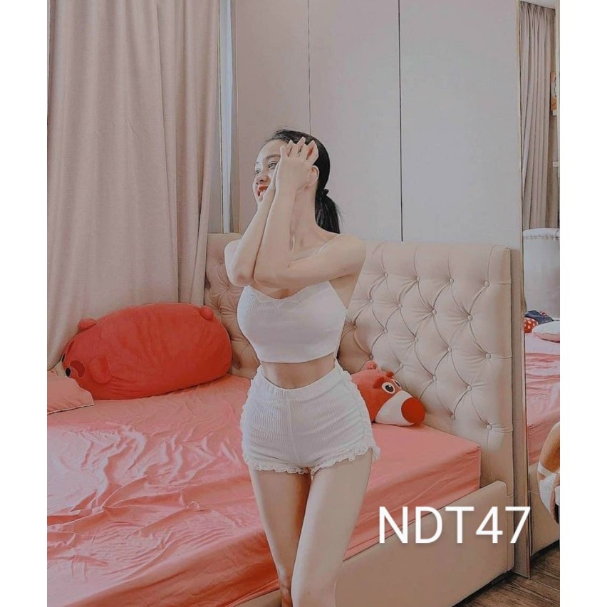 Sét bộ áo 2 dây + quần chạy viền chất thun Gân Cam Kết Hàng Y Hình Kèm Ảnh Thật Chính Chủ ( Size từ 40-53kg )