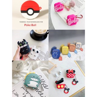 Trên đường đi 🔥Oppo Enco Free Baseus W04 / W04 Pro Vỏ Barbie Chuột Mickey Brunch Bear Tai nghe không dây silicon Phim hoạt hình Động vật quái vật Tai nghe Tai nghe Tai nghe hoạt hình Tai nghe Bluetooth Tai nghe Vỏ tai nghe Vỏ bảo vệ
