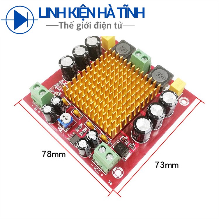 Mạch khuếch đại kỹ thuật số XH-M544 chip TPA3116D2  TPA3116 Mono 150W 12-26V