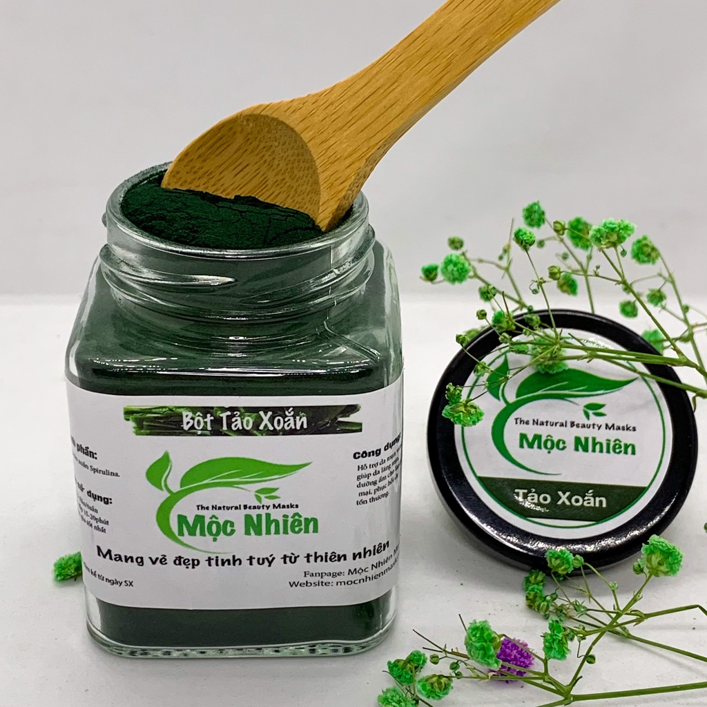 100g Bột tảo xoắn Nhật Bản SPIRULINA-Giảm mụn thâm,lão hoá hiệu quả