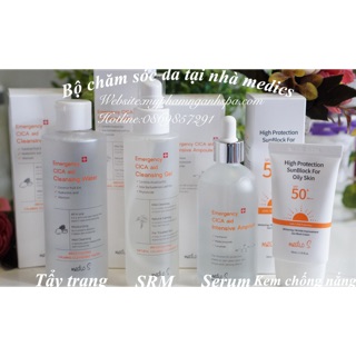 Bộ sản phẩm chăm sóc da cá nhân medics