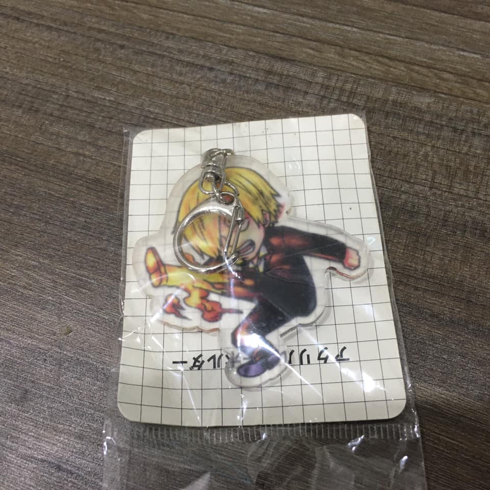 Móc khóa băng Mũ Rơm One Piece - Luffy, Zoro, Sanji, Nami, Robin