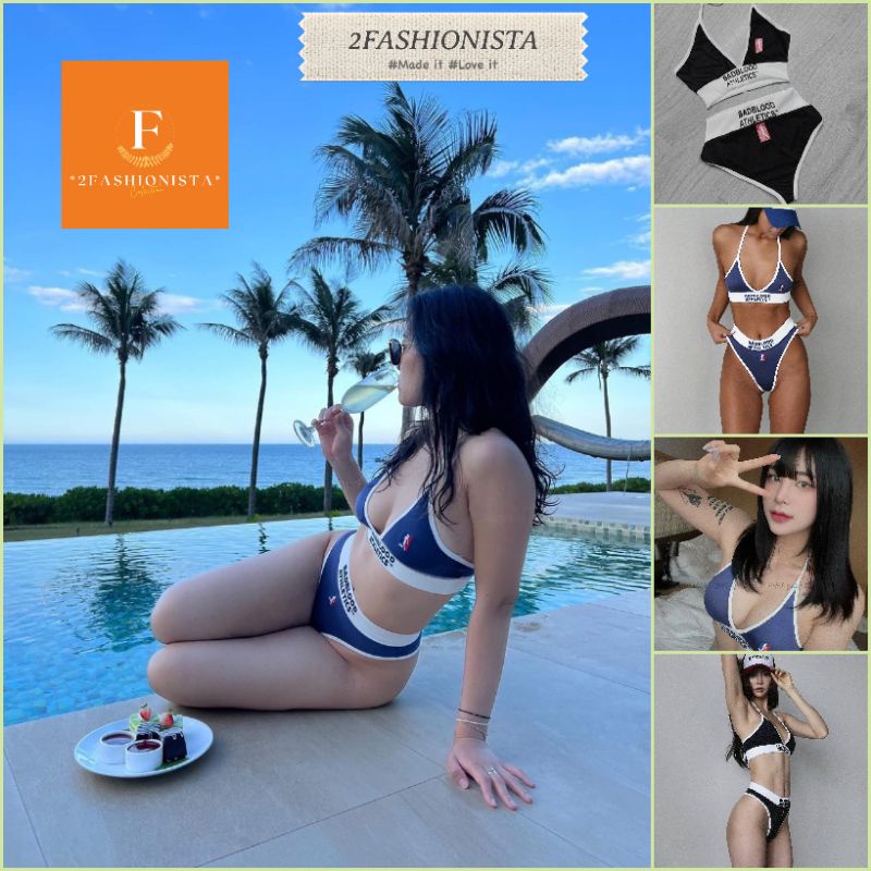 2FASHIONISTA ▪︎ BIKINI MPB (có mút) 2023 - Áo tắm 2 mảnh đi biển, đi bơi (Freesize 45 - 60kg)