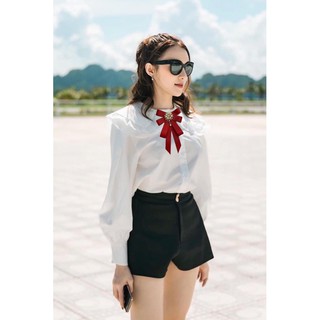 Tag nơ sọc xanh