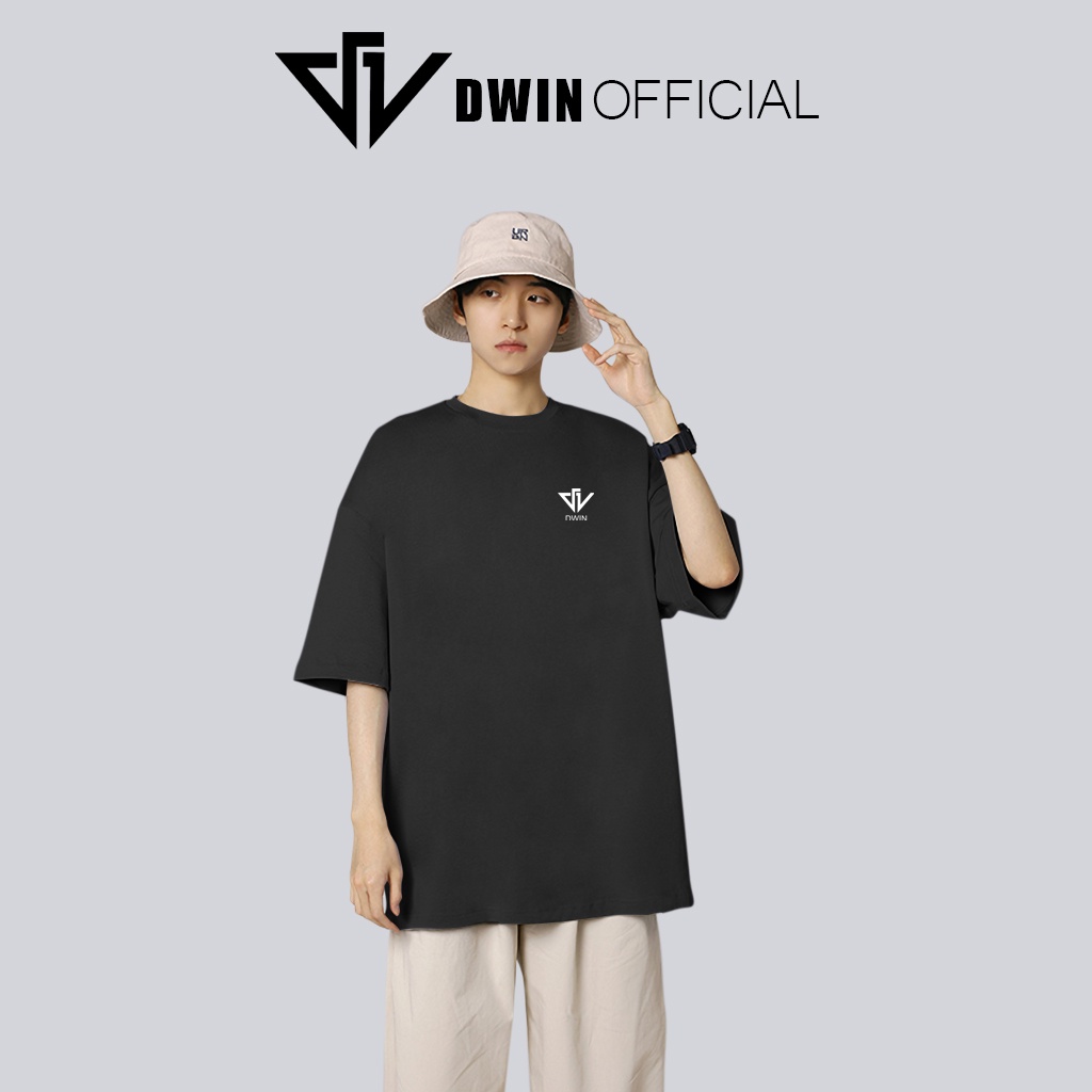 Áo thun unisex Hồ Chí Minh Thời trang DWin basic tee phông trơn nam nữ tay lỡ oversize form rộng
