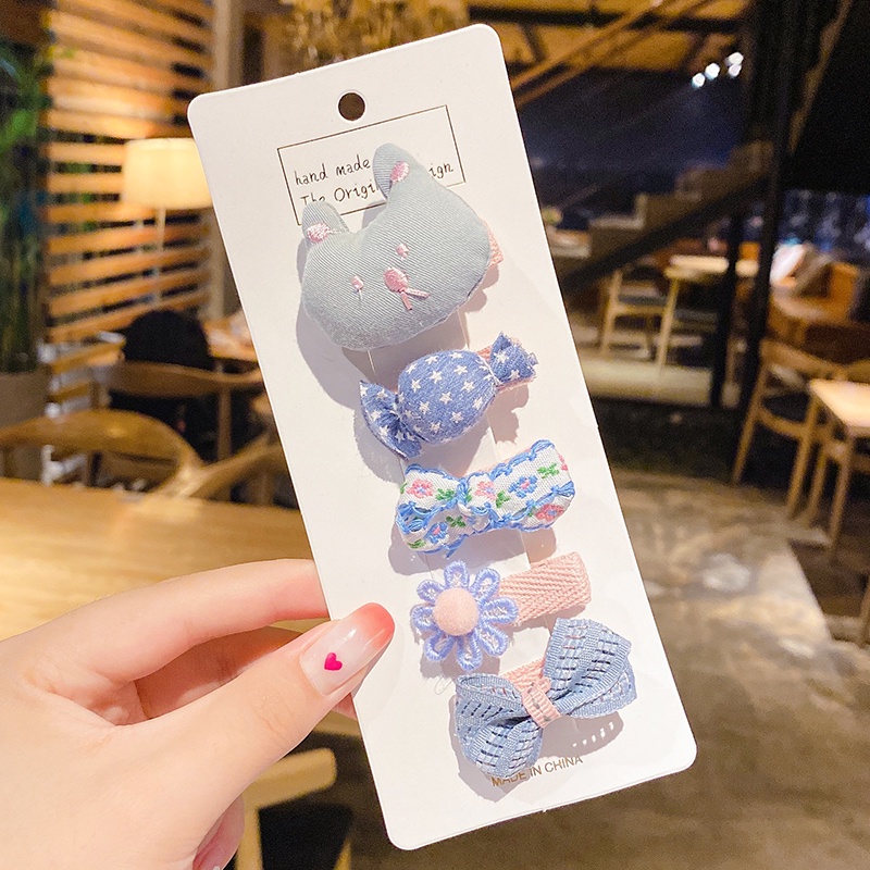 Kẹp tóc nhỏ dễ thương không đau cho bé gái