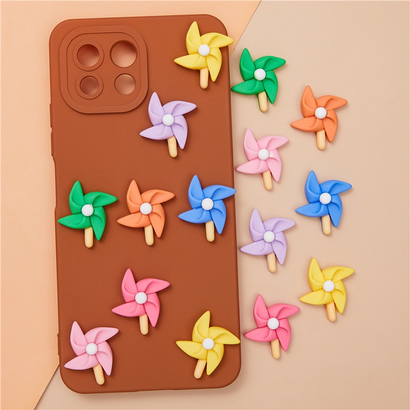cối xay gió nhỏ Resin phụ kiện dép Crocs charm DIY khóa giày crocs jibbitz Nhựa trang sức Phụ kiện trang trí giày crocs nút trang trí điện thoại di động Nắp đậy / Khung ảnh / Cốc nước / Túi Nguyên liệu làm phụ kiện handmade sáng tạo