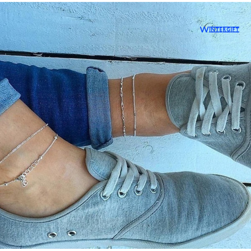 Set 5 Lắc Chân Đính Hạt Xinh Xắn | BigBuy360 - bigbuy360.vn