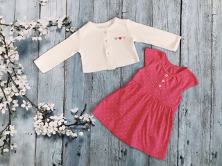 Set váy kèm áo khoác lửng Carter's
