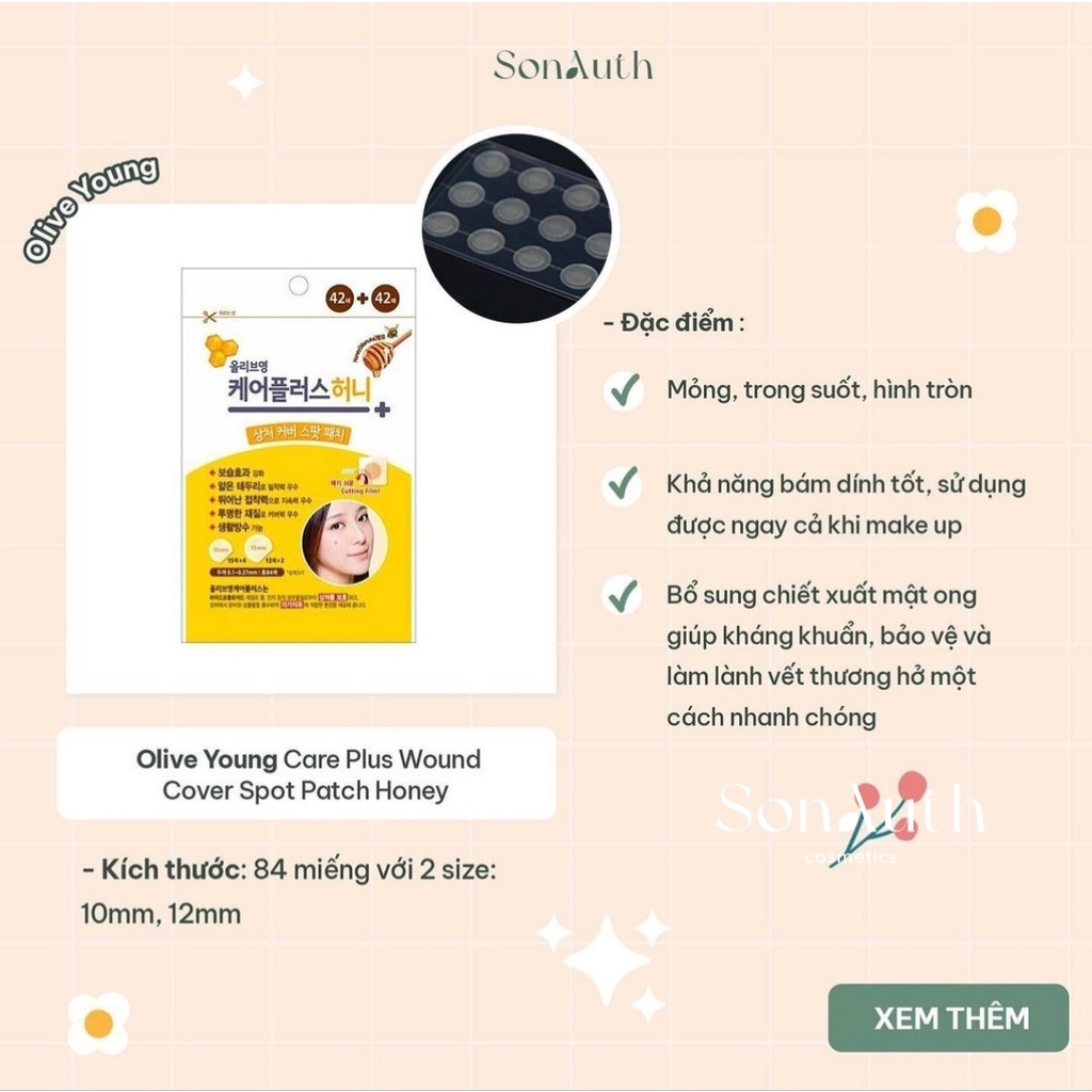 Miếng dán mụn Olive Young CarePlus