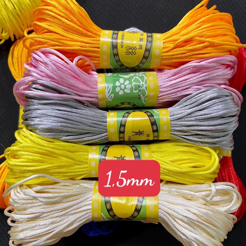 Dây tim polyme 1,5mm 6 mét tết vòng tay vòng cổ thủ công