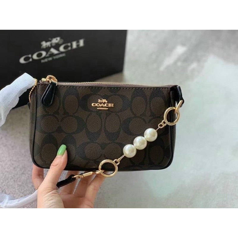 Túi nữ kẹp nách 2 dây dáng thuyền hàng đẹp có tem mác