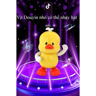 Đồ chơi cho bé, đồ chơi vịt con điện tử biết hát, lắc lư theo nhạc cho bé