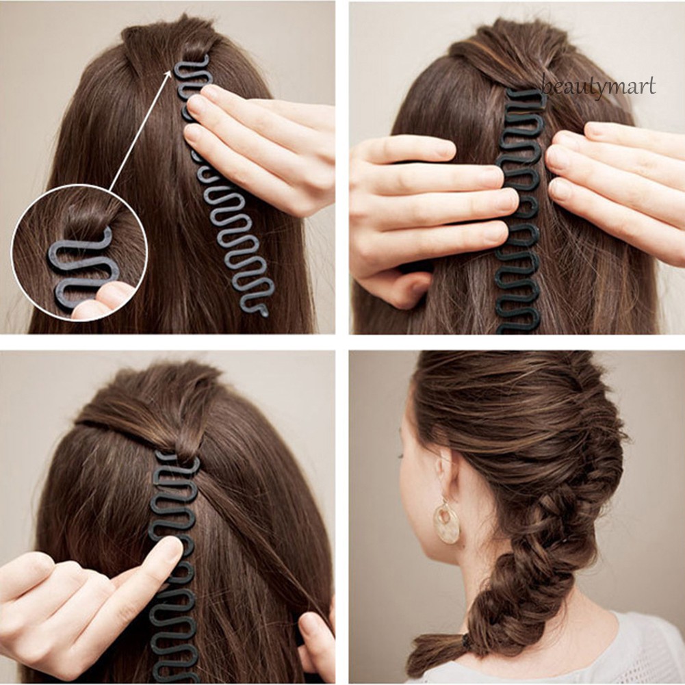 [Hàng mới về] Dụng Cụ Tạo Kiểu Tóc Thắt Bím Phong Cách Retro Cho Nữ