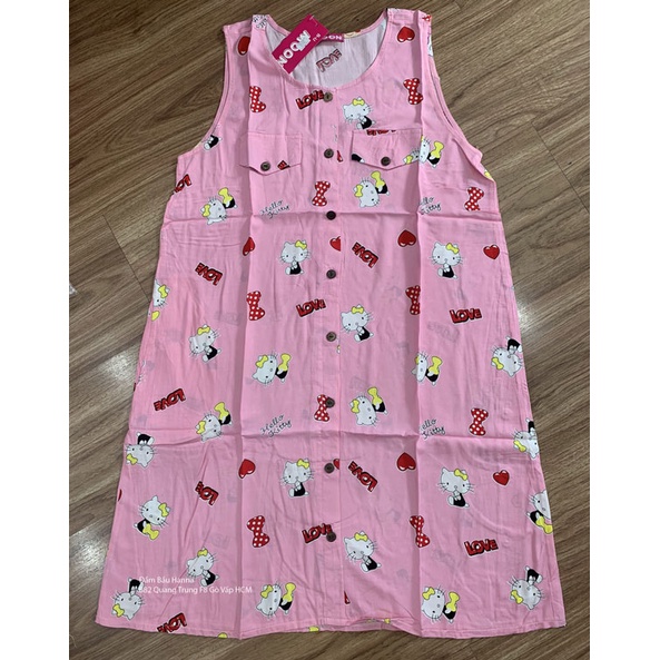 [SIZE 40-60KG] ĐẦM BẦU VÁY BẦU TÔN 2 DA HANNA, MẶC Ở NHÀ, MẶC NGỦ, THOÁNG MÁT, VẢI DÀY VỪA PHẢI ÍT NHĂN BỀN HƠN TÔN THƯỜ