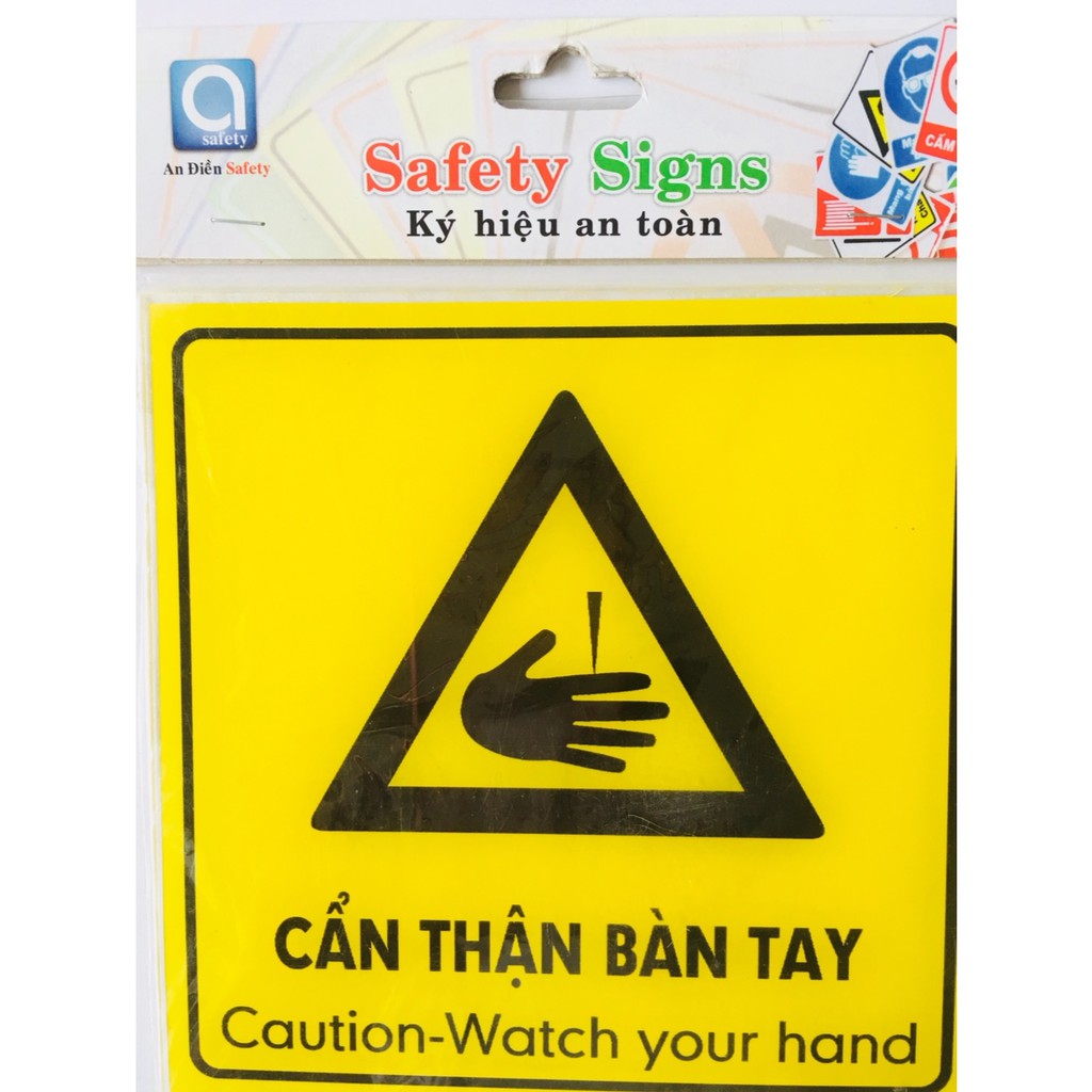 BIỂN BÁO - CẨN THẬN BÀN TAY
