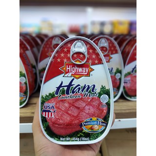 [DATE: 2027] Thịt heo đóng hộp Ham Luncheon Meat Highway 454g