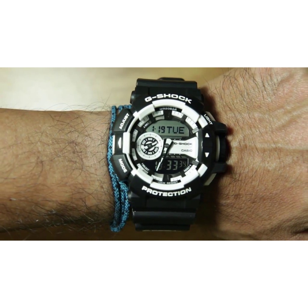 Đồng hồ nam Casio chính hãng GA-400, dây nhựa