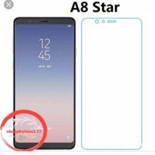Combo bộ 3 miếng kính cường lực cho samsung A8 star