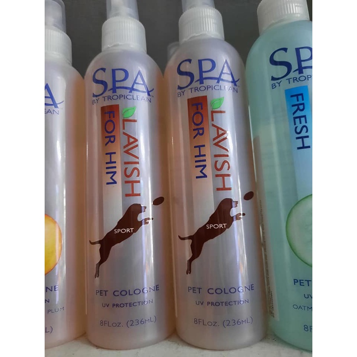 Xịt Dưỡng Lông Tropiclean For Him dành cho thú vận động nhiều- Spa For Him Cologne