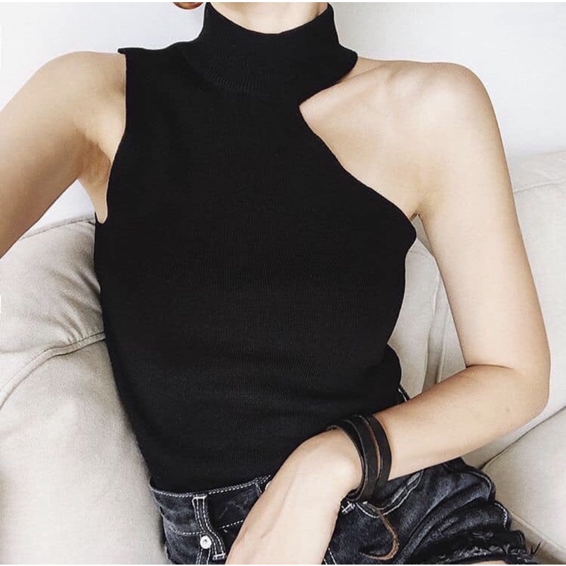 bodysuit cổ lọ hở vai | BigBuy360 - bigbuy360.vn