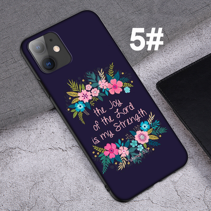 iPhone XR X Xs Max 7 8 6s 6 Plus 7+ 8+ 5 5s SE 2020 Casing Soft Case 9SF Bible Christ Christian mobile phone case