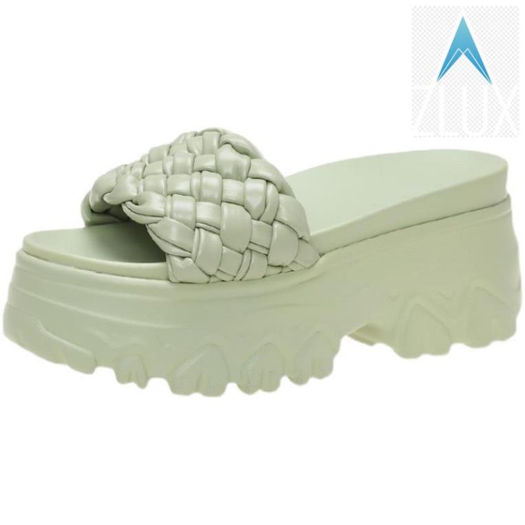 (k có sẵn) dép bánh mì quai tết mẫu mới thời trang 8cm 1904