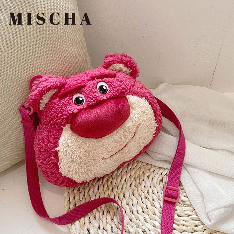 MISCHA Túi Đeo Chéo Hình Gấu Bông Dễ Thương Dành Cho Bé