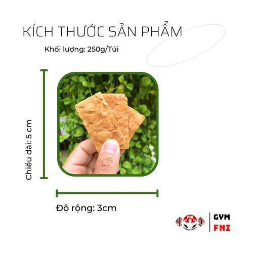 Bánh Ngói Hạnh Nhân LUCKYNUT 250g - Bánh Ăn Kiêng, Giảm Cân Không Chất Bảo Quản