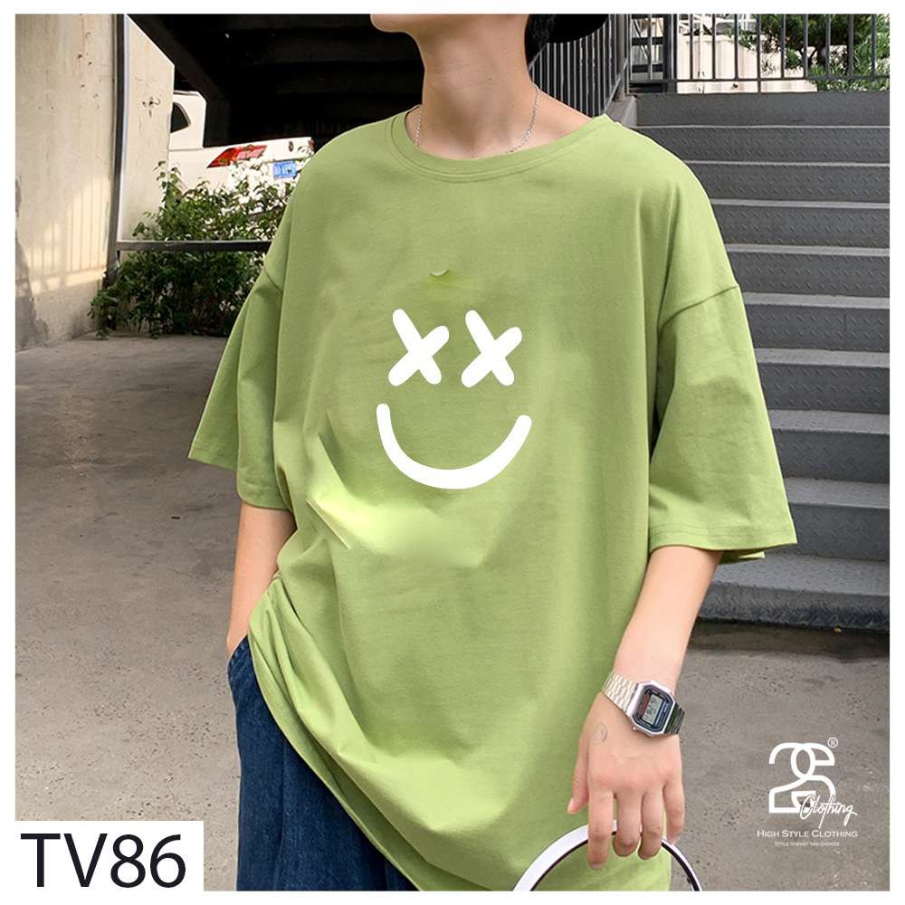 Áo Phông Rộng Nam Tay Lỡ 2sClothing Áo Thun Nam Cổ Tròn Basic Streetwear Nelly Cotton Oversize Giá Rẻ In Drew TV86 | BigBuy360 - bigbuy360.vn