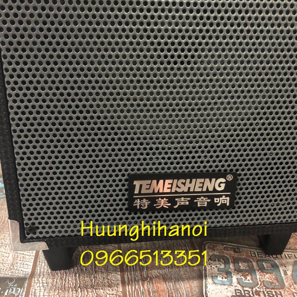 Loa karaoke bluetooth hát hay, giá rẻ, loa di động temesheng chính hãng tặng kèm micro không dây