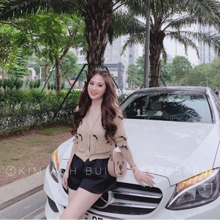 Áo khoác len kết nơ cao cấp .