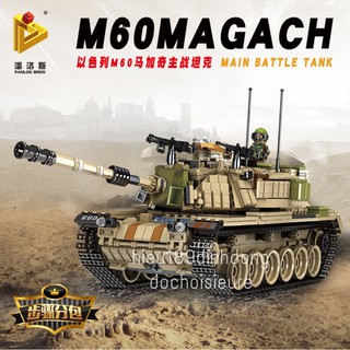 Lắp ráp 632004 : Xe tank parameter M60 1753 mảnh
