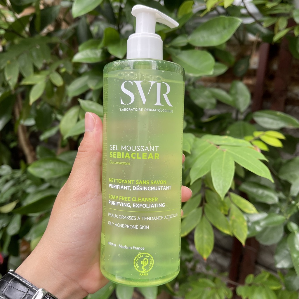 Sữa rửa mặt svr 400ml Sebiaclear Gel Moussant