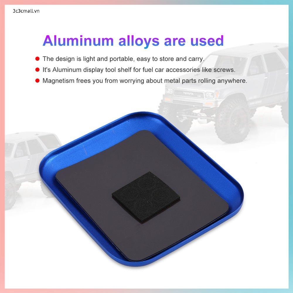 ✨chất lượng cao✨Aluminum Alloy Screw Tray With Magnetic For RC Model Disk Model Crawler Tool