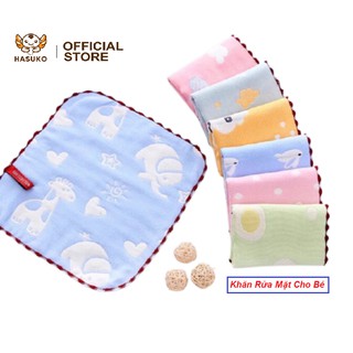Khăn Mặt Cotton Lee Lee 6 Lớp Cho Bé- HaSuKo