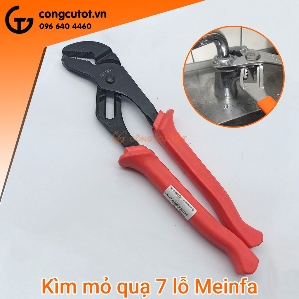 Kìm mỏ quạ 7 lỗ Meinfa 310mm