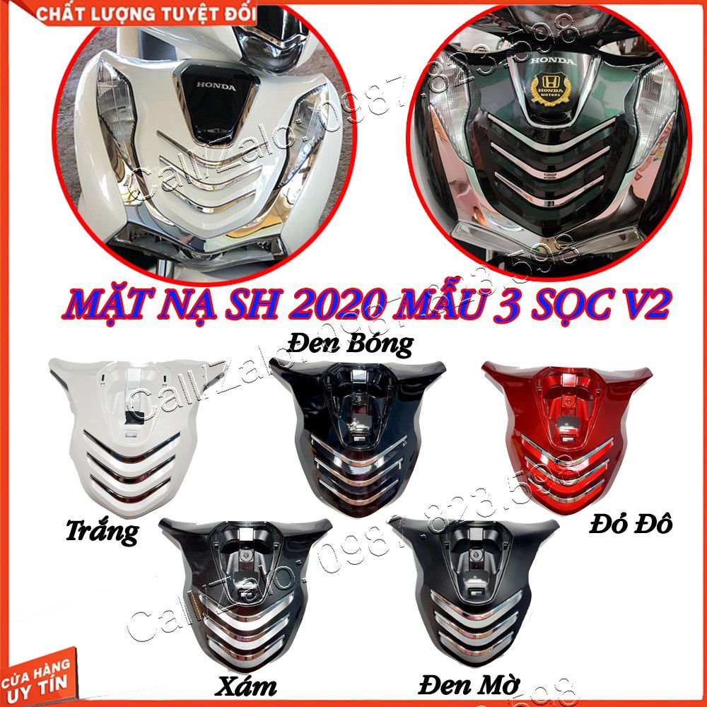 Mặt Nạ SH 2020-22 Kiểu 3 Sọc Chính Hãng Motorart 𝐇𝐨́𝐭 𝐍𝐄𝐖 𝟐𝟎𝟐𝟏