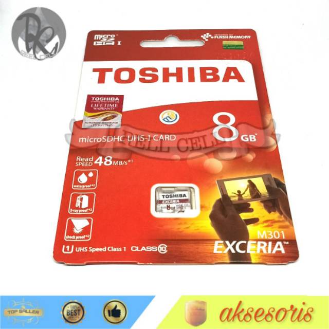 Thẻ Nhớ Toshiba 8gb Class 10 Tốc Độ 48mb / S. Sd