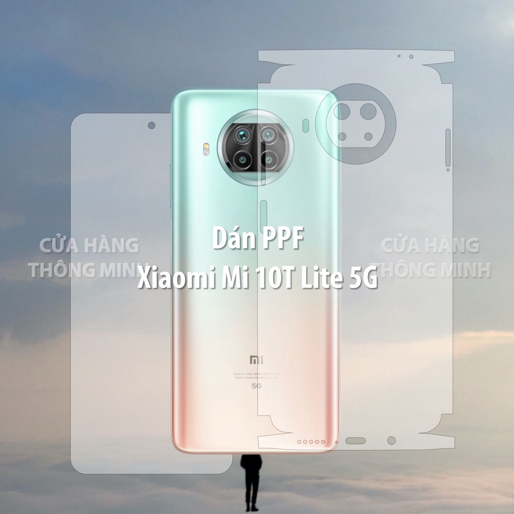 Tấm dán Xiaomi Mi Note 10T Lite dán PPF mặt trước, dán mặt sau, dán màn hình, dán mặt lưng Full viền chuẩn