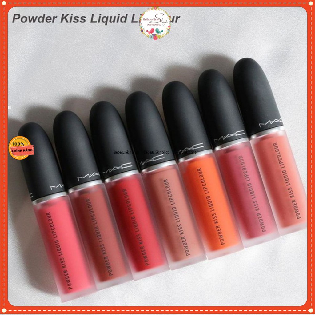 MAC - Son Mac Powder Kiss Liquid Lipcolour [ Mẫu Kem Mới]